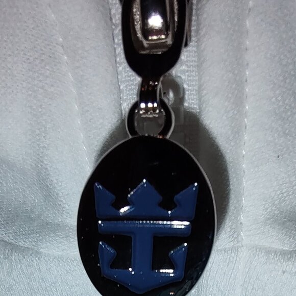 ROYAL CARIBBEAN LOGO SWEATSHIRT 1/4 ZIP FLEECE PULLOVER COTTON/POLY MENS SZ S-M - Picture 8 of 9